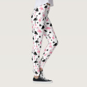 Leggings Flamants roses de patinage de glace (Droite)