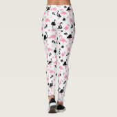 Leggings Flamants roses de patinage de glace (Dos)