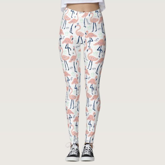 Leggings Flamants roses irrésistibles (Devant)