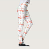 Leggings Flamants roses Oiseaux tropicaux aquarelle Oiseau (Droite)
