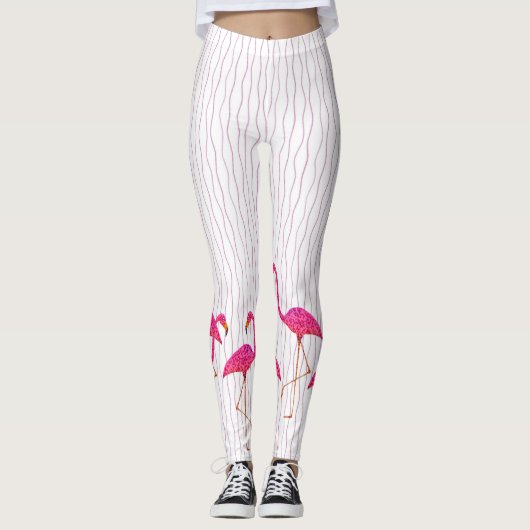 Leggings Flamants roses roses (Devant)