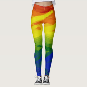Leggings Flames arc-en-ciel
