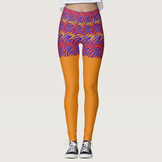 Leggings Flames bleues (Devant)