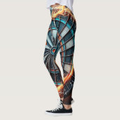 Leggings Flaming Dart Arena Inspirez la passion des fléchet (Gauche)