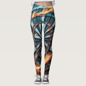 Leggings Flaming Dart Arena Inspirez la passion des fléchet (Devant)
