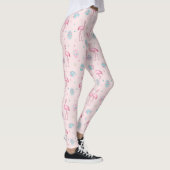 Leggings Flamingo de Pâques et oeufs peints motif (Droite)