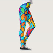 Leggings Flamme Abstraite vive (Droite)