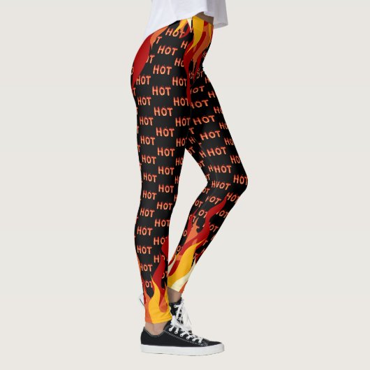 Leggings Flamme colorée chaude (Droite)