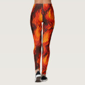 Leggings Flamme de feu (Dos)