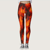 Leggings Flamme de feu (Devant)