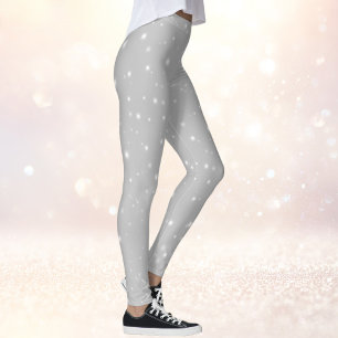 Leggings Flamme gris argenté