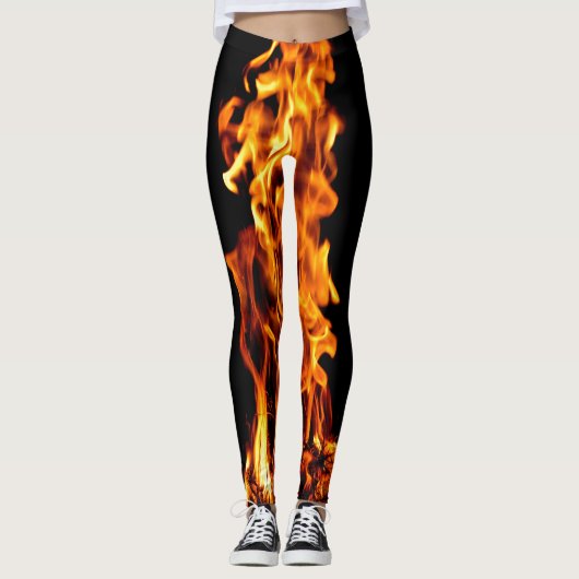Leggings Flamme orange (Devant)