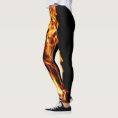 Leggings Flamme orange (Gauche)