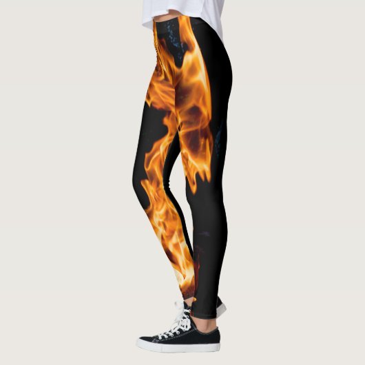 Leggings Flamme orange (Gauche)
