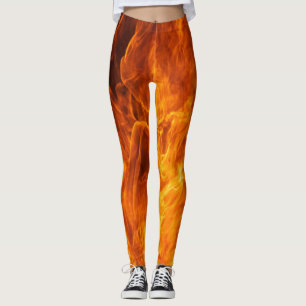 Leggings Flamme orange