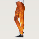 Leggings Flamme orange (Gauche)