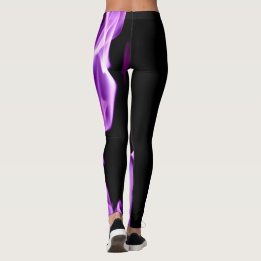 LEGGINGS FLAMME POURPRE (Dos)