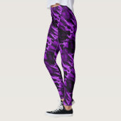 Leggings Flamme pourpre et guêtres noires (Gauche)