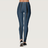 Leggings Flammes à flammes noires catché Avio (Dos)