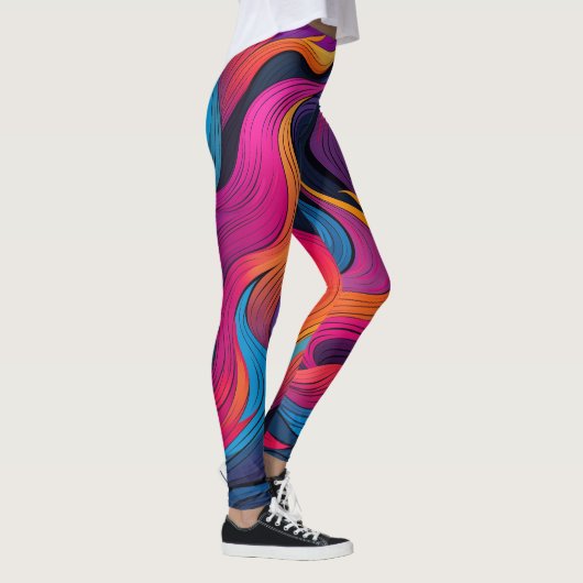 Leggings Flammes de couleur (Droite)