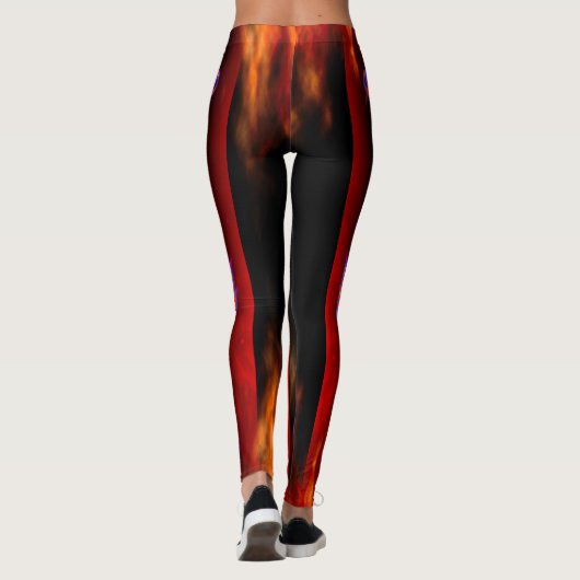 LEGGINGS FLAMMES DE DÉSIR (Dos)