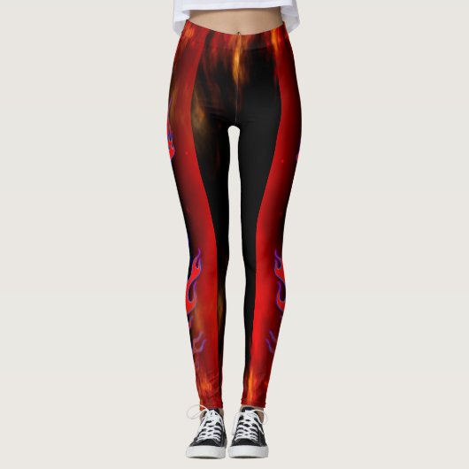 LEGGINGS FLAMMES DE DÉSIR (Devant)