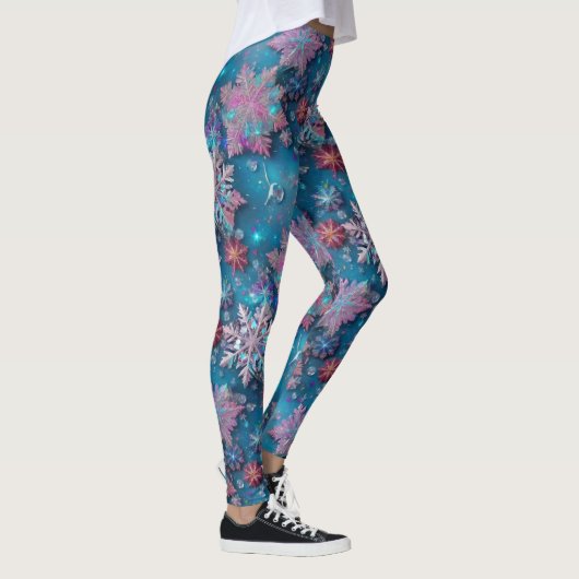 Leggings Flammes de neige congelées (Droite)