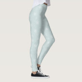 Leggings Flammes de neige sur Icy Light Blue (Droite)