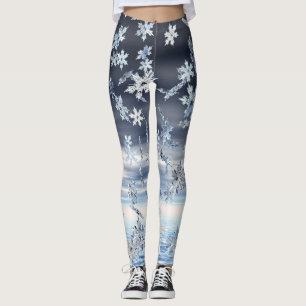 Leggings Flammes de neige vacances hiver