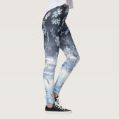 Leggings Flammes de neige vacances hiver (Droite)