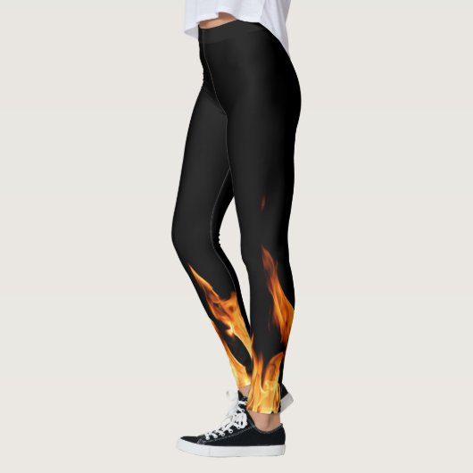 Leggings flammes - flamme - flammes - flammes - feu - Fire  (Gauche)