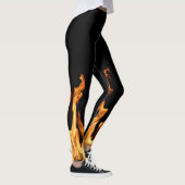 Leggings flammes - flamme - flammes - flammes - feu - Fire  (Droite)