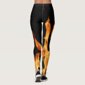 Leggings Flammes - Flamme - Flammes - Flammes - Feutre - Fe (Dos)