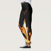 Leggings Flammes - Flamme - Flammes - Flammes - Feutre - Fe (Gauche)