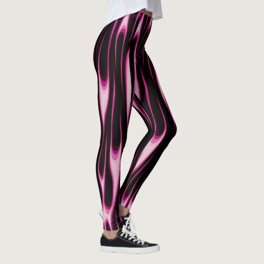 Leggings Flammes roses chaudes (Droite)