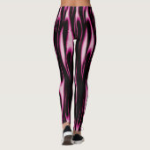Leggings Flammes roses chaudes (Dos)