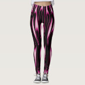 Leggings Flammes roses chaudes (Devant)