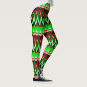 Leggings Flammes rouges et vertes (Droite)