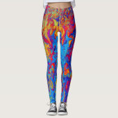 Leggings Flammes sauvages.... (Devant)