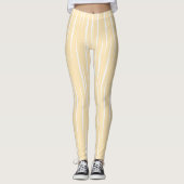 Leggings Flammes Uniques Beige Blanc Raffiné (Devant)