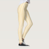 Leggings Flammes Uniques Beige Blanc Raffiné (Droite)