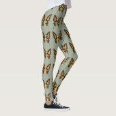 Leggings Flapper Butterfly Flying Woman Illustration (Droite)