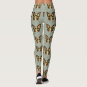 Leggings Flapper Butterfly Flying Woman Illustration (Dos)
