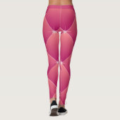 Leggings Flashy Glam rose Motif Diamond Accent Yoga (Dos)