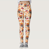 Leggings Flèche à roues d'automne (Devant)