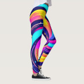 Leggings Flèche cosmique colorée (Droite)