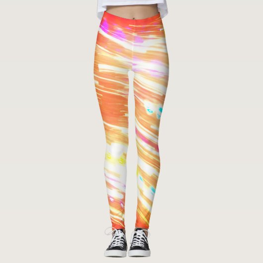 Leggings Flèche de lumière multicolore (Devant)