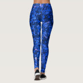 Leggings Flécher Glam Blue Parties scintillant girly (Dos)
