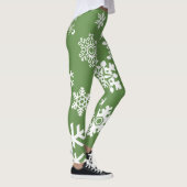 Leggings Flèches blanches - Vert (Droite)