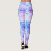 Leggings Flèches bleues et violettes (Dos)